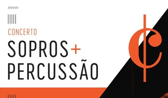 Cartaz “Encontro de Sopros e Percussão”