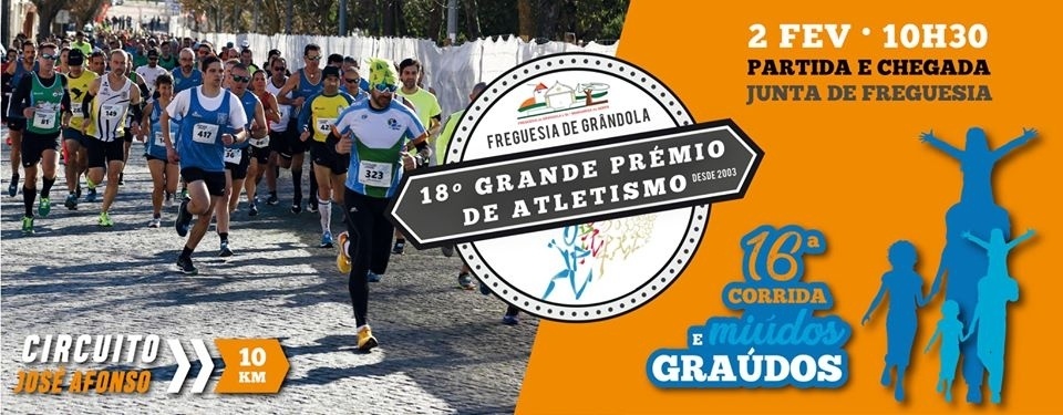 Cartaz 18.º “Grande Prémio de Atletismo Freguesia de Grândola”