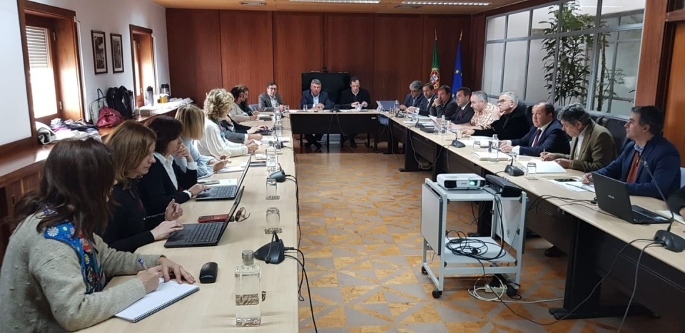 Vítor Proença em reunião na CCDRA