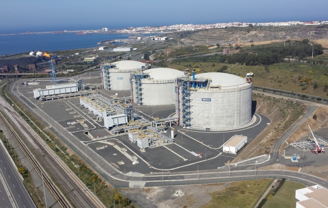 Sines assegurou 100% do abastecimento de gás natural em Portugal durante o mês de fevereiro