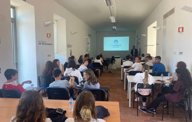 Sines Tecnopolo recebe visita de alunos do Agrupamento de Escolas de Sines