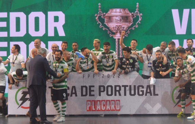Sporting vence Benfica e conquista Taça de Portugal de futsal em Sines