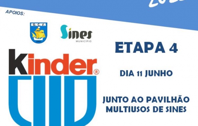 Sines recebe etapa do Circuito Regional Kinder Cup 2022