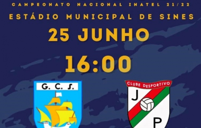 Ginásio Clube de Sines recebe o Portelinha no sábado às 16 horas