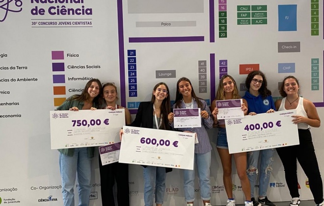 Alunas odemirenses conquistam prémios no Concurso Nacional de Jovens Cientistas