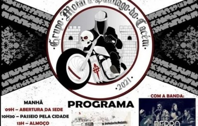 Grupo Motard Santiago do Cacém comemora o 1.º aniversario neste sábado