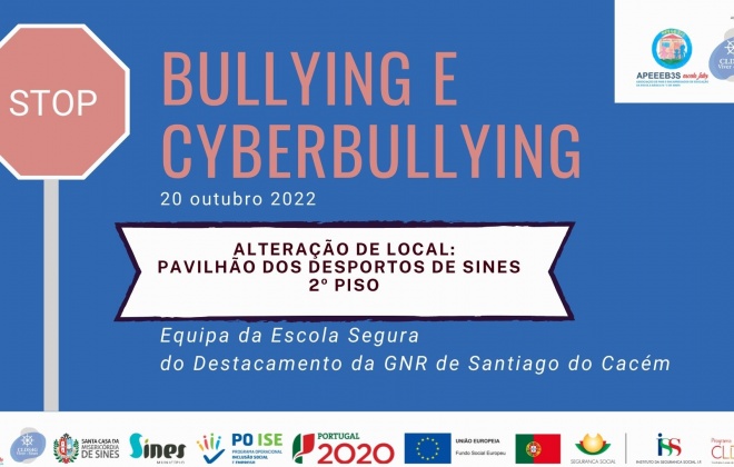 Ação de sensibilização de Bullying e Cyberbullying realiza-se no Pavilhão dos Desportos de Sines