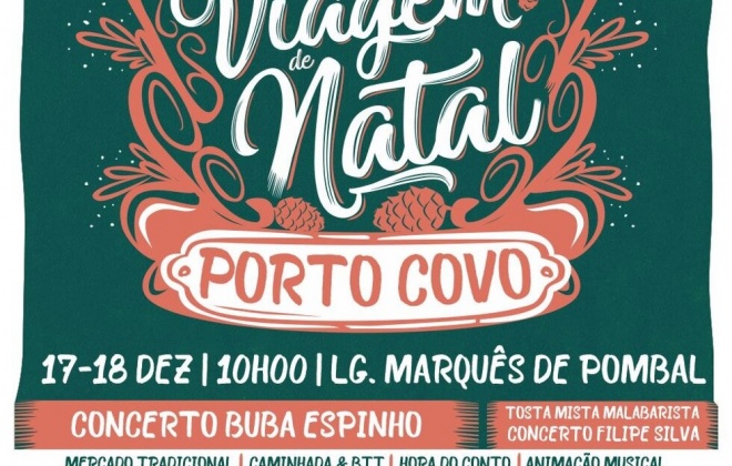 Largo Marquês de Pombal em Porto Covo recebe a iniciativa Viagem de Natal