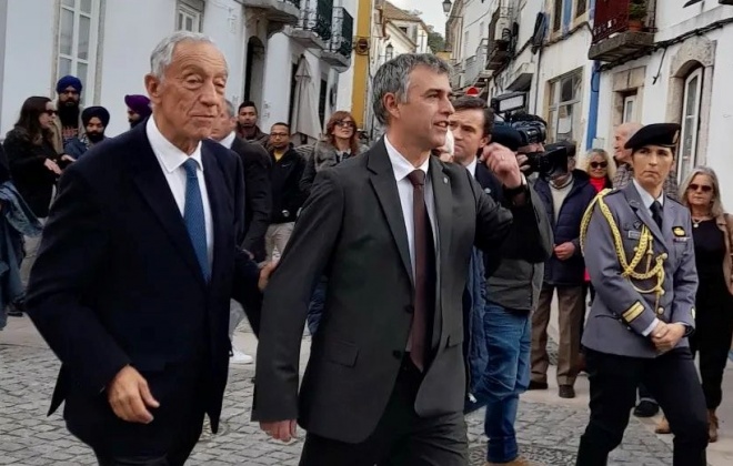 Marcelo Rebelo de Sousa esteve ontem em Odemira
