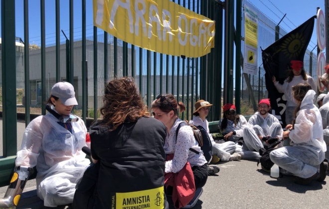Protesto da plataforma Parar o Gás em Sines terminou sem incidentes