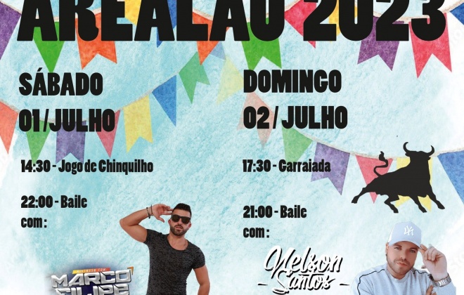 A localidade de Arealão está em festa neste fim de semana