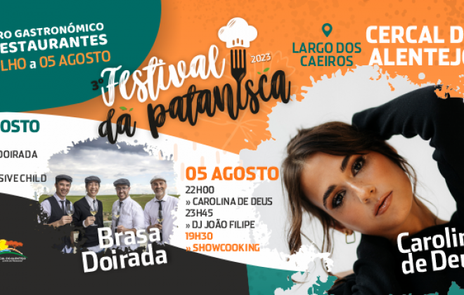 A patanisca está em destaque no Cercal do Alentejo até 5 de agosto