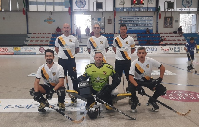 Veteranos do H.C. Vasco da Gama ficaram em 2.º lugar na Taça Latina 2023