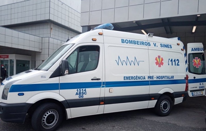 Colisão provoca dois feridos em Sines