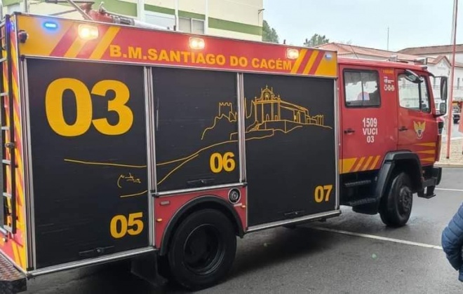 Colisão provoca cinco feridos no Arealão em Santiago do Cacém