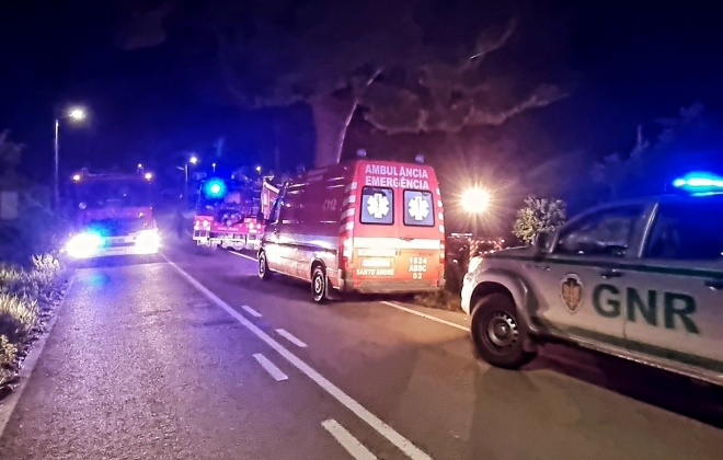 Mulher ficou ferida num incêndio habitacional no Azinhal