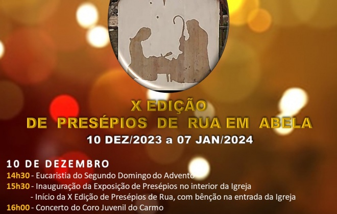 Aldeia de Abela comemora 10 anos de Presépios de Rua com um vasto programa cultural e religioso
