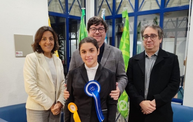 Águas de Santo André apoia a atleta de equitação por obstáculos Margarida Dias Lopes