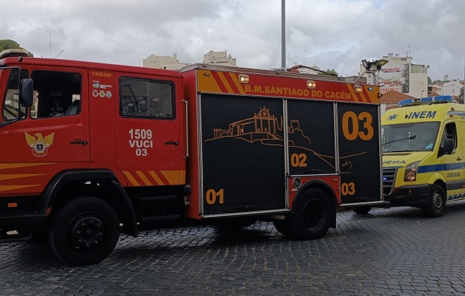 Despiste provoca ferido ligeiro em Santiago do Cacém