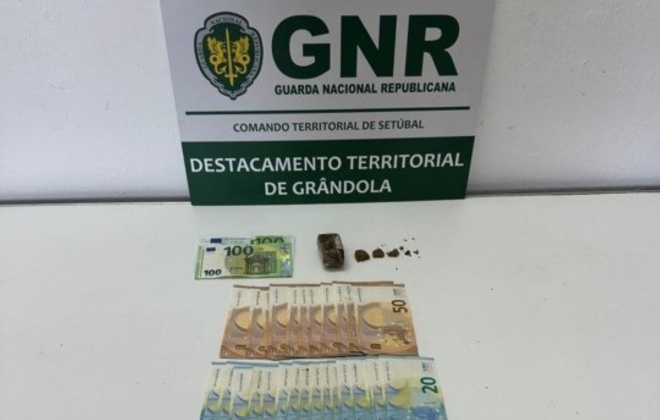 GNR deteve um homem em Troia por tráfico de droga