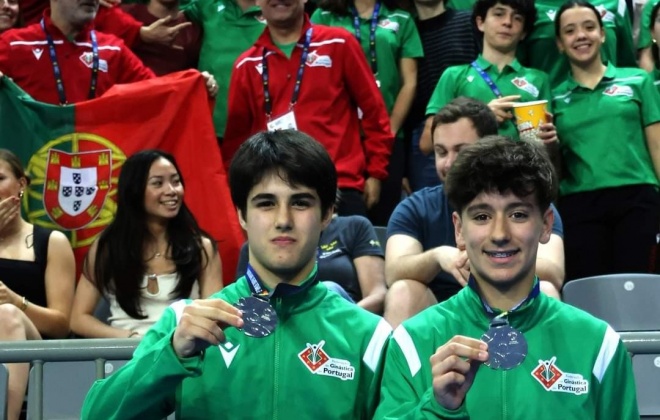 Martim Lopes sagrou-se Vice-Campeão da Europa em Trampolim Sincronizado