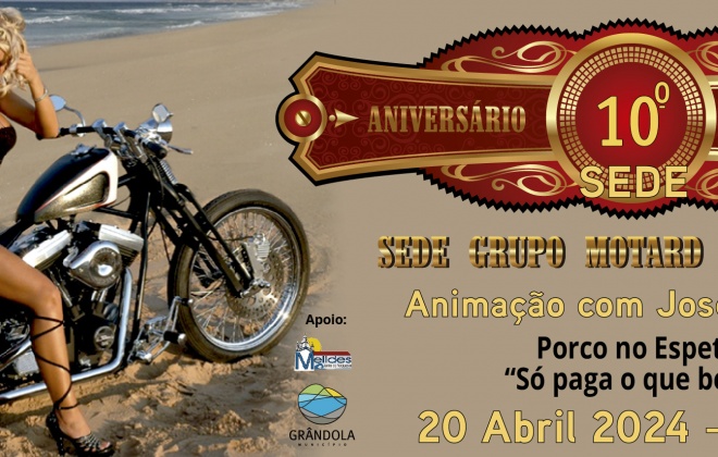 Grupo Motard "Os Amigos" de Melides comemora 10.º aniversário da sede neste sábado