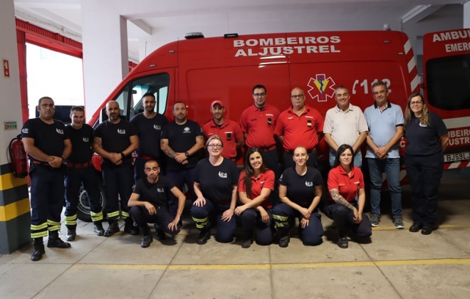 Cooperativa Barro e Xisto ofereceu ambulância aos Bombeiros de Aljustrel