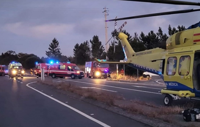 Colisão provocou quatro feridos em Odemira