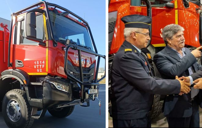 Bombeiros de Sines contam com um novo veiculo de combate a incêndios