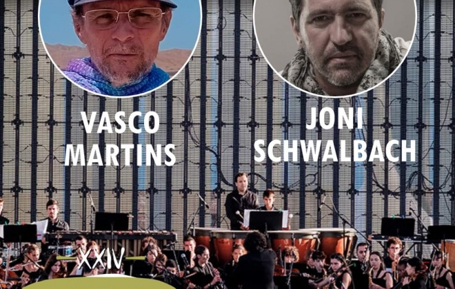 Orquestra Locomotiva, Joni Schwalbach e Vasco Martins atuam esta noite no Castelo de Sines