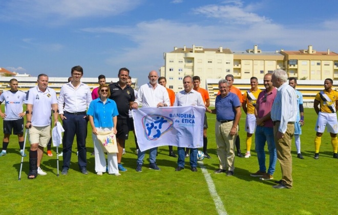 Vasco da Gama de Sines recebeu a Bandeira de Ética