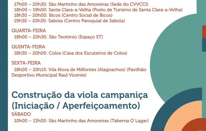 Oito localidades do concelho de Odemira contam com aulas de viola campaniça