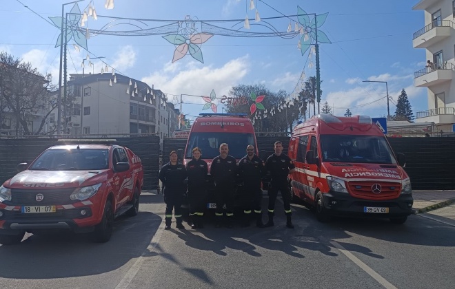 Bombeiros de Sines garantem assistência no Carnaval de Sines 2025