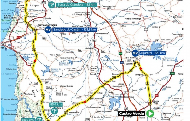 Volta ao Alentejo em Bicicleta chega hoje ao Litoral Alentejano