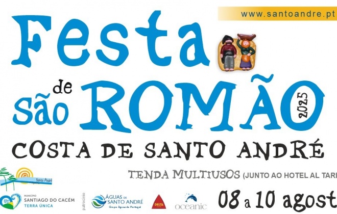 Costa de Santo André recebe as Festas de São Romão de 8 a 10 de agosto