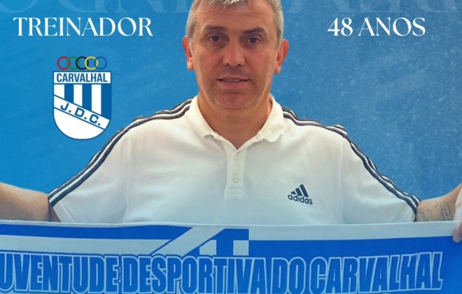 Nuno Campos é o treinador da Juventude do Carvalhal na época 2025-2026