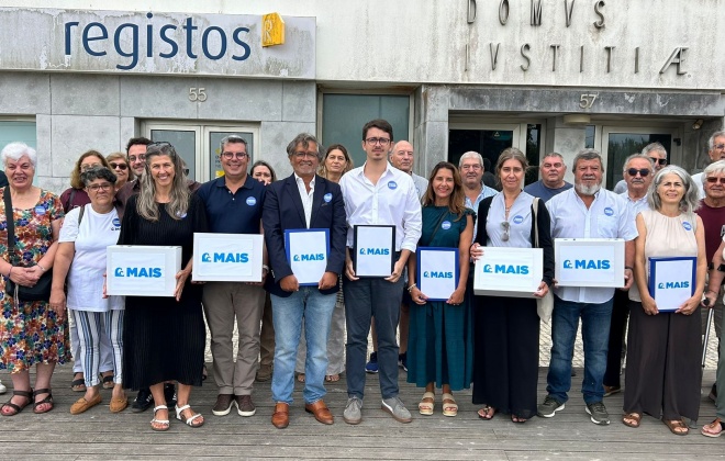Movimento MAIS entregou listas e assinaturas no Tribunal de Sines