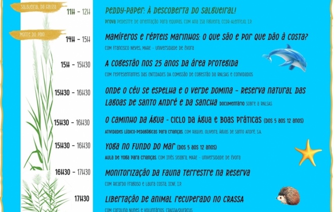 Reserva Natural das Lagoas de Santo André e da Sancha assinala hoje 25 anos