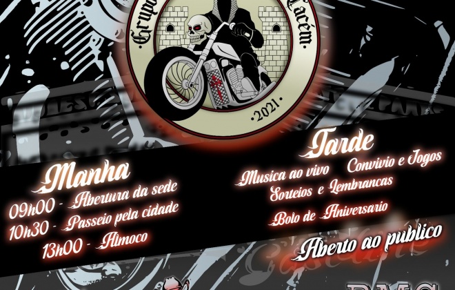Grupo Motard de Santiago do Cacém comemora o 4.º aniversário