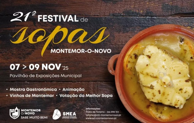 Montemor-o-Novo recebe a partir de hoje e até domingo o 21º Festival de Sopas (com áudio)