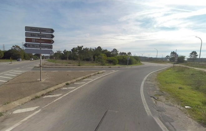 Estrada Municipal 1109 entre São Torpes e Porto Covo está cortada ao trânsito