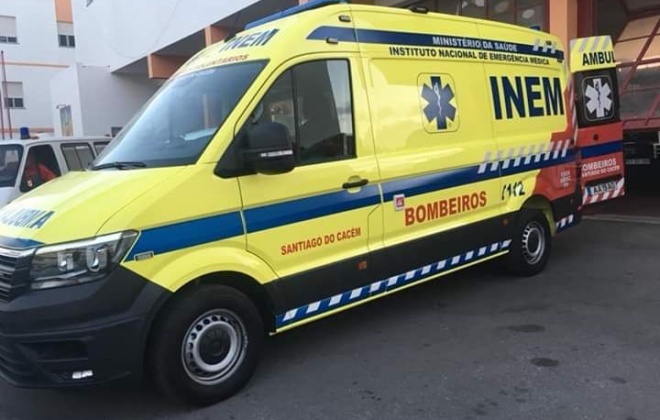 Acidente de trabalho provoca um ferido grave numa obra no concelho de Santiago do Cacém