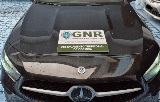 GNR recupera viatura de alta cilindrada em Vila Nova de Milfontes