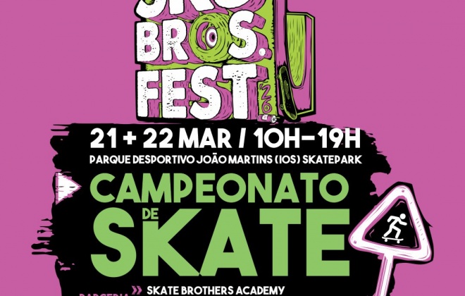 Parque João Martins recebe neste fim de semana o SK8 Brofest