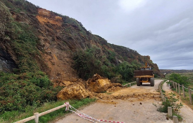 Estrada da Praia das Furnas já foi reaberta ao trânsito