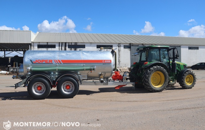 Município de Montemor-o-Novo adquire cisterna para reforço do abastecimento de água