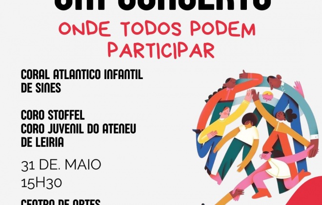 Coral Atlântico Infantil de Sines apresenta no domingo um concerto dedicado às crianças e familias