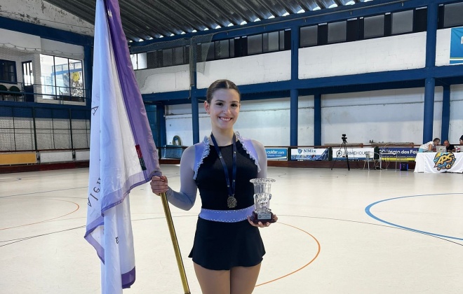Inês Matias sagrou-se Campeã Distrital de Figuras Obrigatórias