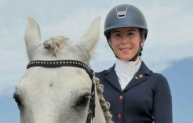 Cavaleira Diana Cruz apurada para a final do Campeonato de Dressage do Sul