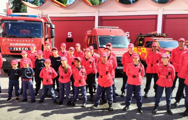 Bombeiros de Odemira promoveram três elementos da Escola de Infantes e Cadetes a Estagiários